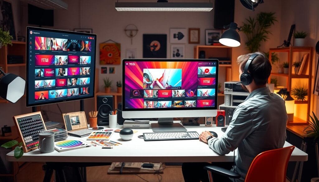 YouTube thumbnail designer