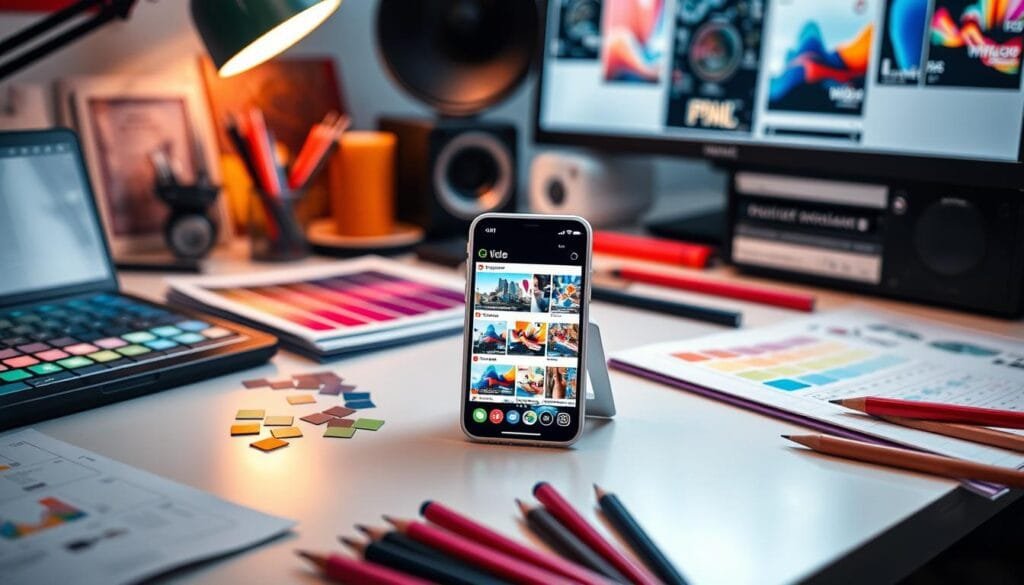 iPhone thumbnail design